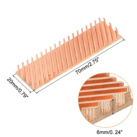 MECCANIXITY Copper Heatsink 70x20x6mm with Thermal Pad and Rubber Ring for M.2 SSD Module, PC, Laptop Cooler 1 Set