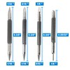Spring Nail Set with Size Marked,Spring Loaded Center Punch,4pcs Dual
