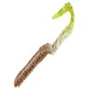 Zoom U Tail Worm-Pack of 20 (Pumpkin Chartreuse, 6-Inch)