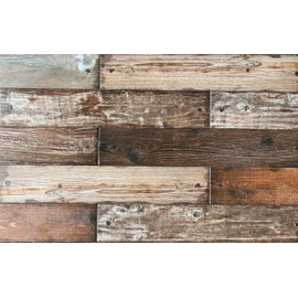 3.14 x 18 Antique French Oak Series Porcelain Tile Wall Floor Made in Spain by Squarefeet Depot (10 Pieces)