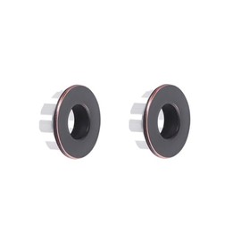 2 Pack Sink Overflow Ring Oil Rubbed Bronze Bathroom Vanity Sink Overflow Cover Insert in Round Trim Cap Brass Material