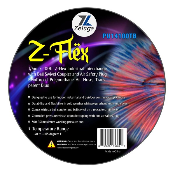 Zeluga Z-Flex Industrial Interchange with Ball Coupler and Air Safety