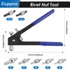 Eoppen 444Pcs Rivet Nut Tool Kit, Rivnut Tool Kit with