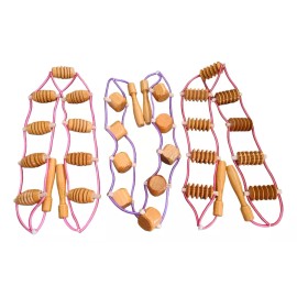 Singex Kit 3 Cinturones Reforzado 1.30 Cm Maderoterapia Artesanal