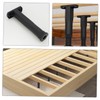 KICHOUSE Furniture Legs Bed Frame Stabilizer Hardware 6pcs Plastic Bed