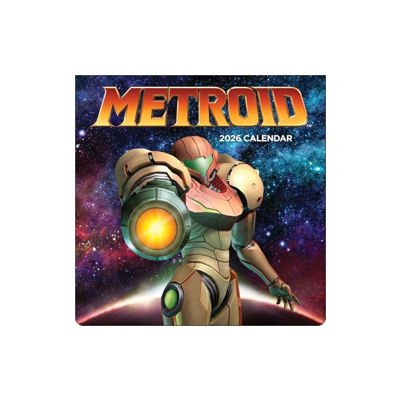 Metroid 2026 Wall Calendar