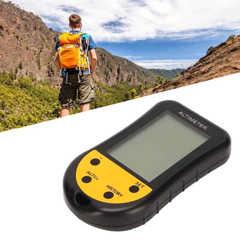 Multifunctional Electronic Altimeter Barometer Weather Forecast Full Screen Backlit Display