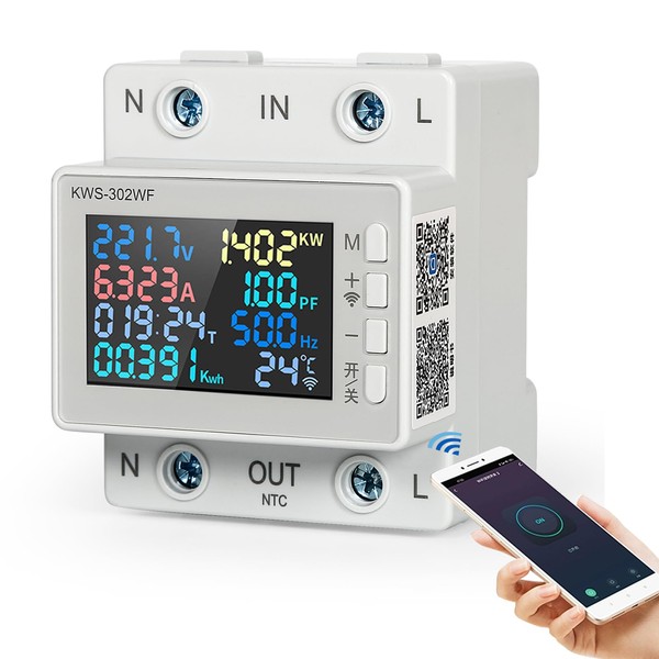 Electric Meter WiFi Tuya Smart Meter Electricity Meter DIN Rail