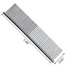 Stainless Steel Pet Grooming Comb with Rounded Ends - Professional