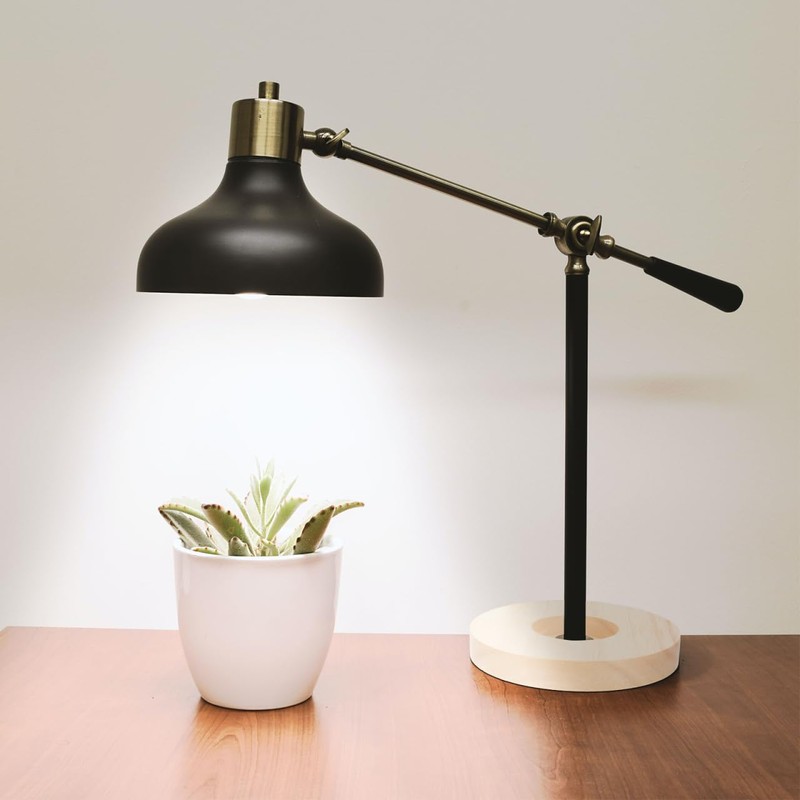 Solid Wood Lamp Base Round Table Lamp Base for Night