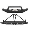 1/10 RC Metal Front Rear Bumper with LED Light Kit