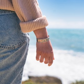 Handmade Om Namah Shivay Hindu holy mantra Bracelet Nepalese Hippie Boho Jewellery Ethnic Unisex Cuff