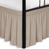 Biscaynebay Wrap Around Bed Skirts with Split Corners for Queen