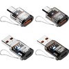LUIRSAY 4 Stück USB C auf USB A Adapter 10