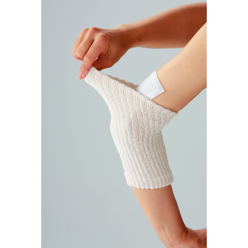 seruヴxan Loose Knitted Silk Blend Support Elbow for 2 Pieces Set