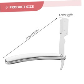 Baluue Plating Abs Metal Shaver Holders 304 Stainless Steel Barber Holder Razors Men Shaver