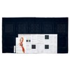 Olympus Thread Hitomezashi Sashiko Embroidery Kit Coasters I Navy Blue