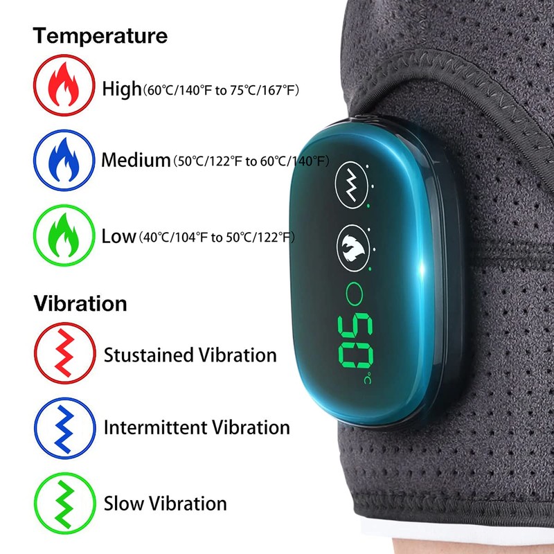 Heated Shoulder Wrap, Shoulder Heating Pads Massager for Men Women,