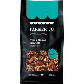 Farmer Jo Paleo Cacao Granola G/F 300g Gluten Free