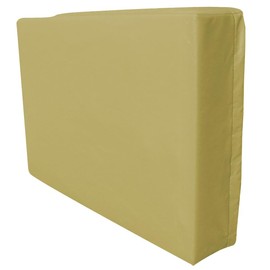 BREEZEBLOCKER Indoor/Outdoor Air Conditioner Cover for Fedders, Coldpoint and Friederich Units - Width Range 26-3/4" to 27" & Height Range 16-7/8" to 17-1/4", Khaki