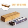 Luxshiny Wooden Cutlery Box with Lid Kitchen Chopsticks Box Tableware