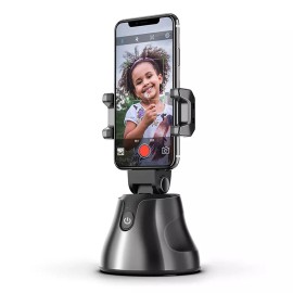 Auto Face Tracking Phone Holder Mount 360° Rotation Gimbal Stabilizer For Phones