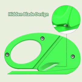 Pack of 2 Wrapping Paper Cutter, Wrapping Paper Cutter, Gift Wrap Cutter, Wrapping Paper Cutter for Christmas, Green