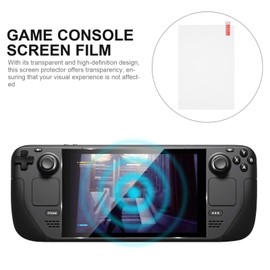 OSALADI 2pcs Console Tempered Protector for Gaming Devices High-definition Screen Cover Easy Installation Compatible and Transparent Design