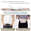 Travel Money Belt for Men Women RFID Blocking Concealed Waist