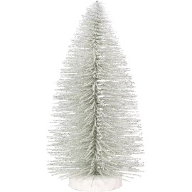 Department 56 Árbol De Navidad Con Purpurina Brillos Plateado 30cm