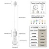 Fiabtool Universal H-Type Modern Pendant Track Lights Kit with 3