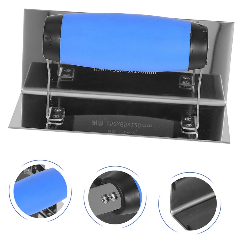 TEHAUX Outside Corner Trowel Stainless Steel Drywall Tool for Mudding