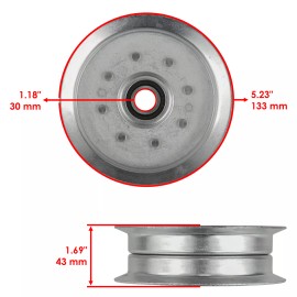 Caltric 756-05034 756-05034A 956-3045 756-3045 Idler Pulleys for Cub Cadet 42"