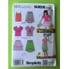 Simplicity Pattern 1675 Girls Skirts, Knit Top and Bolero SUEDEsays