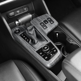 YOUTOOCAR Wood Grain Car Manual Gear Shift Panel Cover Interior Trim Compatible with Kia Sportage 2023-2025 Accessories