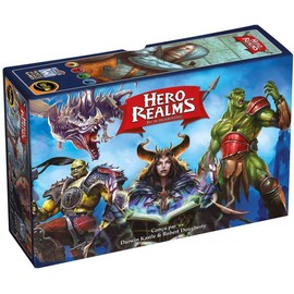 Hero Realms Set The Base Game + 5 Hero Decks: Wizard, Warrior, Archer, Thief, Klerc French Version + 1 Blumie Bottle Opener (Base + 5 Heros)