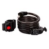 CTG Spiral Bicycle Lock, 5 Feet Weatherproof 4 Digit Resettable