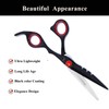 Professional 7” Black Diamond Barber Hairdressing Sharp Edge Scissors Stainless
