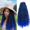 Boho Senegalese Twist Crochet Hair with Curls 8 Packs 18