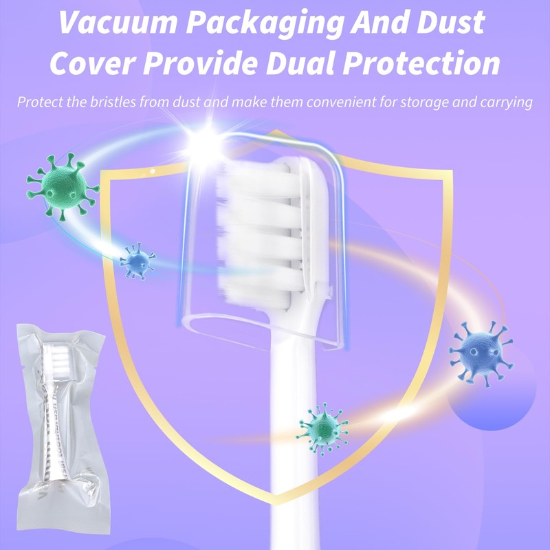 Toothbrush Replacement Heads Compatible with Hismile