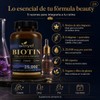 Biotina Para Cabello Uñas Piel 25000 Mcg 60 Cápsulas Diario