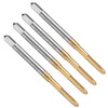 QUARKZMAN 4 Pieces HSS Tap, M2 x 0.4 Metric Tap,