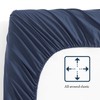 Fitted Sheet Single, Navy – Pre-Washed, Deep Pocket 14 inch