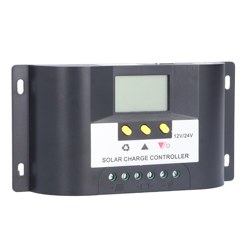 Intelligent Solar Charge Controller with Adjustable Timer Control Modes LCD