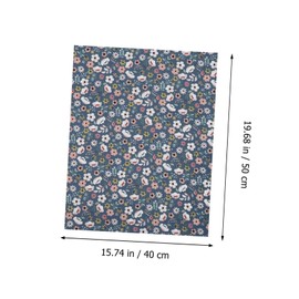 NUOBESTY 7sheets Floral Cotton for Crafting for Quilting Patchwork and Handmade Projects