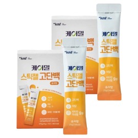Korea Medical Food Care Meal Stick Gel High Protein Yuzu Flavor, 2 Pieces, 25g / 한국메디칼푸드 케어밀 스틱젤 고단백 유자맛, 2개, 25g