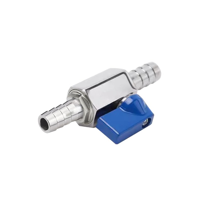 BesNPT Stainless Steel Shut Off Valve 3/8" Hose Barb Ball