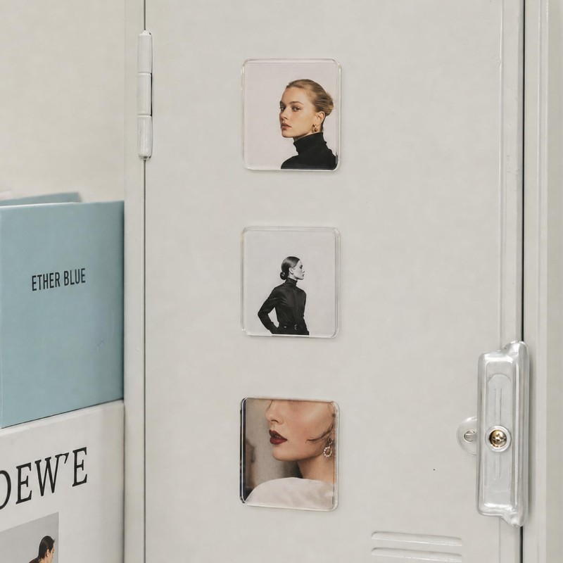 FairChic 15 Pack DIY Magnets Kit, DIY Acrylic Fridge Magnet