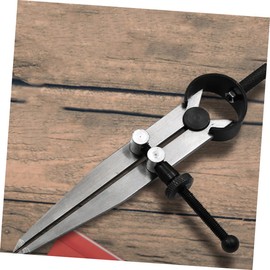 TEHAUX Carbon Steel Marking Gauge Spring Compass Contour Gauge Drafting Compass