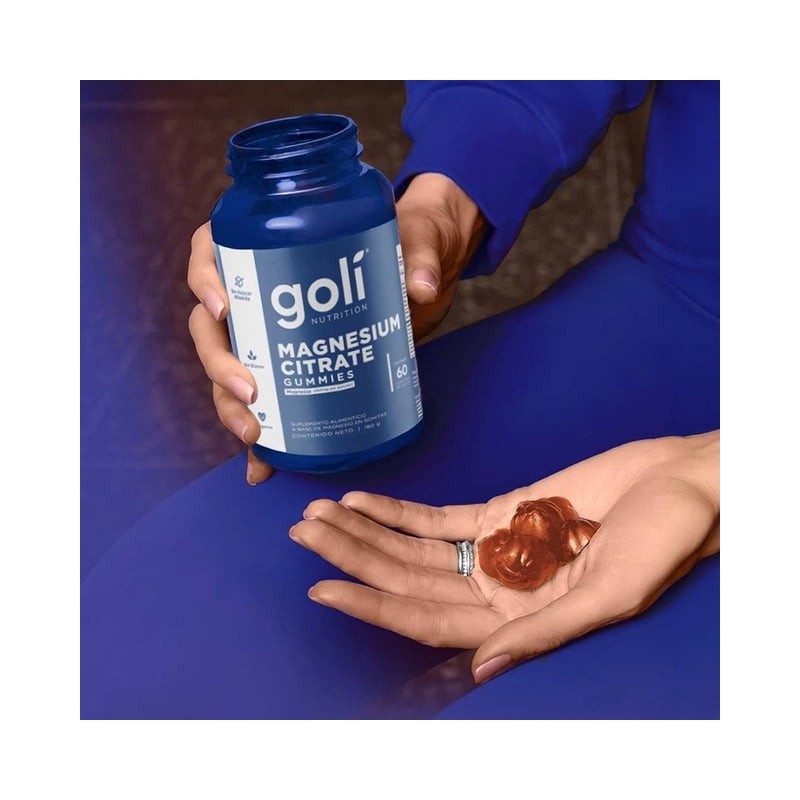 Suplemento alimenticio GOLI Magnesium Bote con 60 gomitas